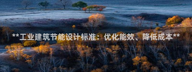 e尊国际官网：**工业建筑节能设计标准：优化能效、降低成本**