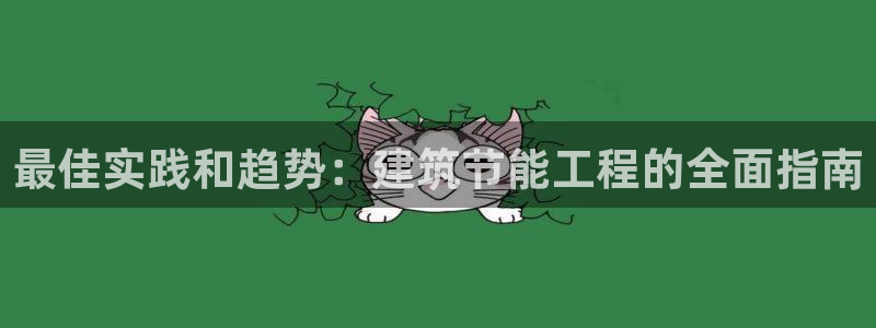 e尊国际官网app：最佳实践和趋势：建筑节能工程的全面指南