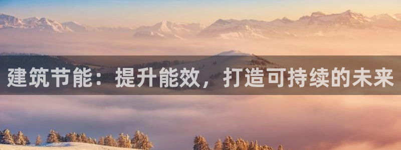 e尊国际客户端下载：建筑节能：提升能效，打造可持续的未来
