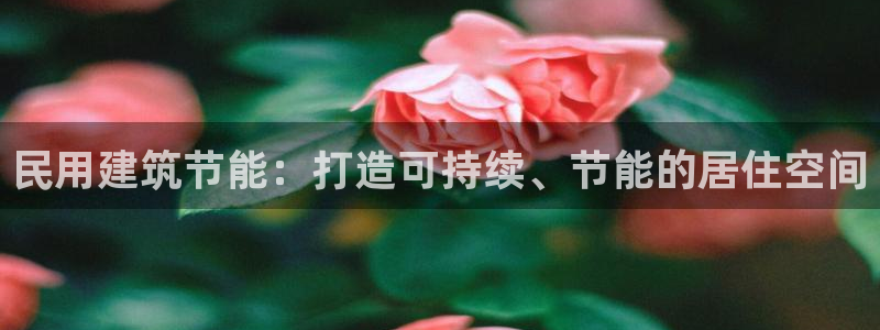 e尊国际官网app：民用建筑节能：打造可持续、节能的居住空间
