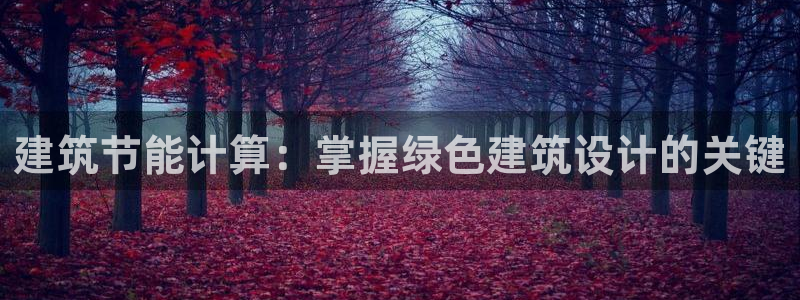 谁知道e尊国际的网址：建筑节能计算：掌握绿色建筑设计的关键