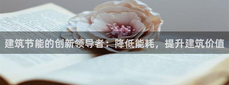 e尊国际网址：建筑节能的创新领导者：降低能耗，提升建筑价值