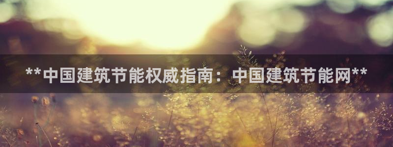 谁知道e尊国际的网址：**中国建筑节能权威指南：中国建筑节能网**