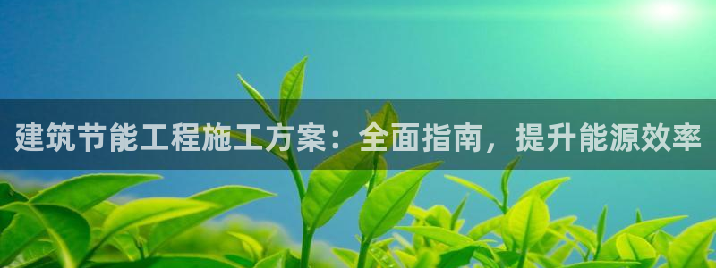 e尊国际是个黑网：建筑节能工程施工方案：全面指南，提升能源效率