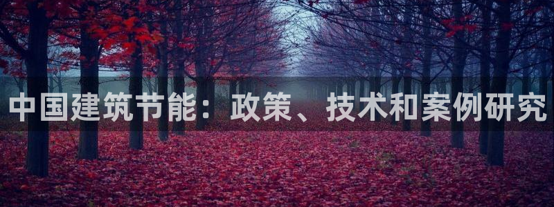 e尊国际7779：中国建筑节能：政策、技术和案例研究