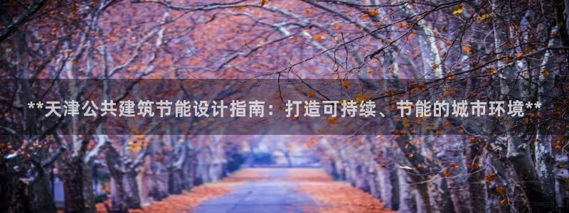 谁知道e尊国际的网址：**天津公共建筑节能设计指南：打造可持续、节能的城市环境**