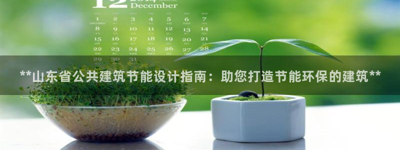 尊亿娱乐国际官网：**山东省公共建筑节能设计指南：助您打造节能环保的建筑**