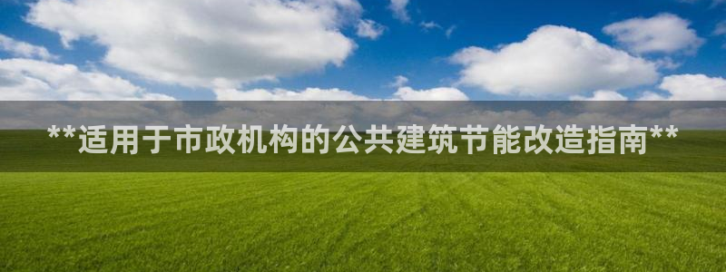 e尊国际可靠吗：**适用于市政机构的公共建筑节能改造指南**