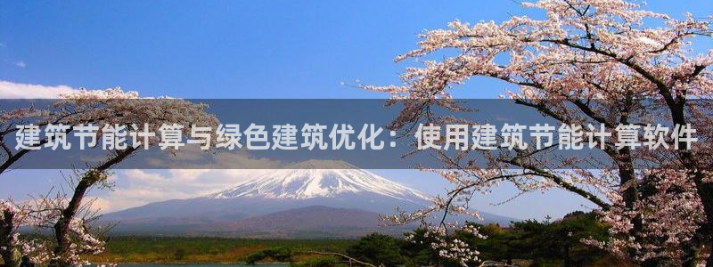 e尊官网：建筑节能计算与绿色建筑优化：使用建筑节能计算软件