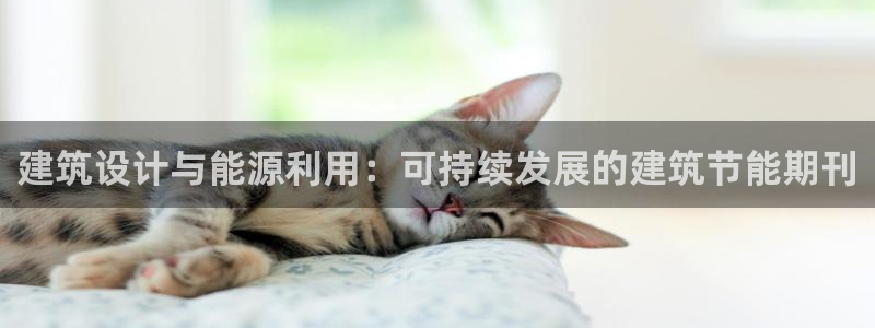 e尊国际app：建筑设计与能源利用：可持续发展的建筑节能期刊