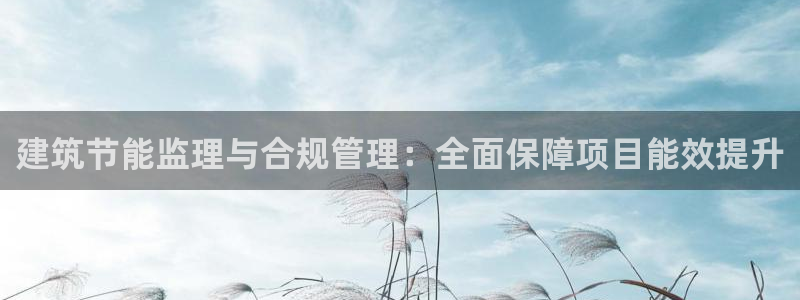 e尊国际可靠吗：建筑节能监理与合规管理：全面保障项目能效提升