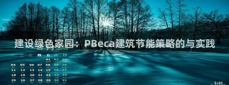 e尊国际客户端下载：建设绿色家园：PBeca建筑节能策略的与实践