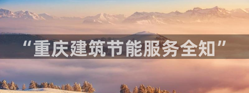 e尊国际7779：“重庆建筑节能服务全知”