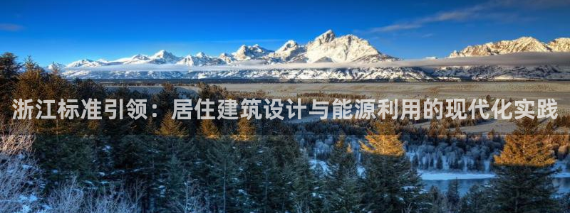 e尊平台：浙江标准引领：居住建筑设计与能源利用的现代化实践