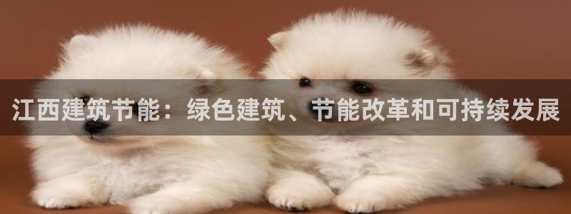 E尊国际：江西建筑节能：绿色建筑、节能改革和可持续发展