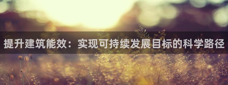 e尊官网：提升建筑能效：实现可持续发展目标的科学路径