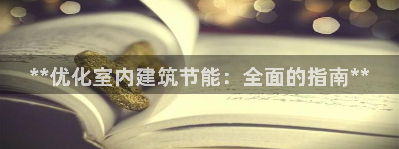 e尊国际平台：**优化室内建筑节能：全面的指南**