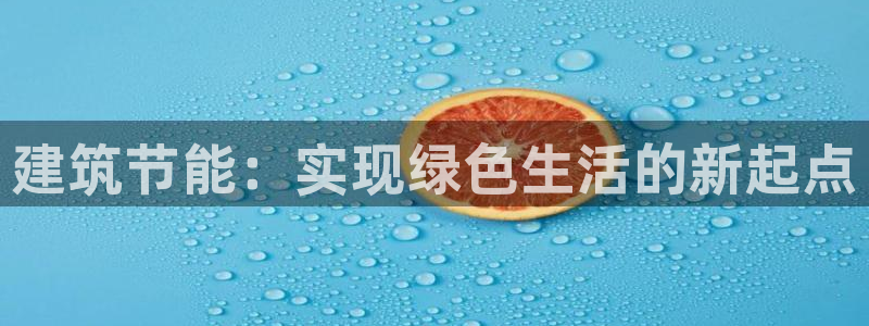 e尊国际app：建筑节能：实现绿色生活的新起点