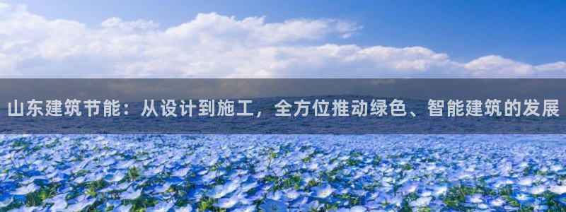 e尊国际官网：山东建筑节能：从设计到施工，全方位推动绿色、智能建筑的发展