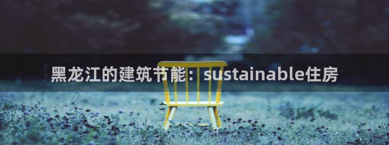 e尊国际官方网站：黑龙江的建筑节能：sustainable住房