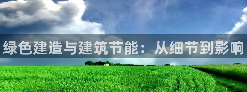 尊亿游戏国际官网：绿色建造与建筑节能：从细节到影响
